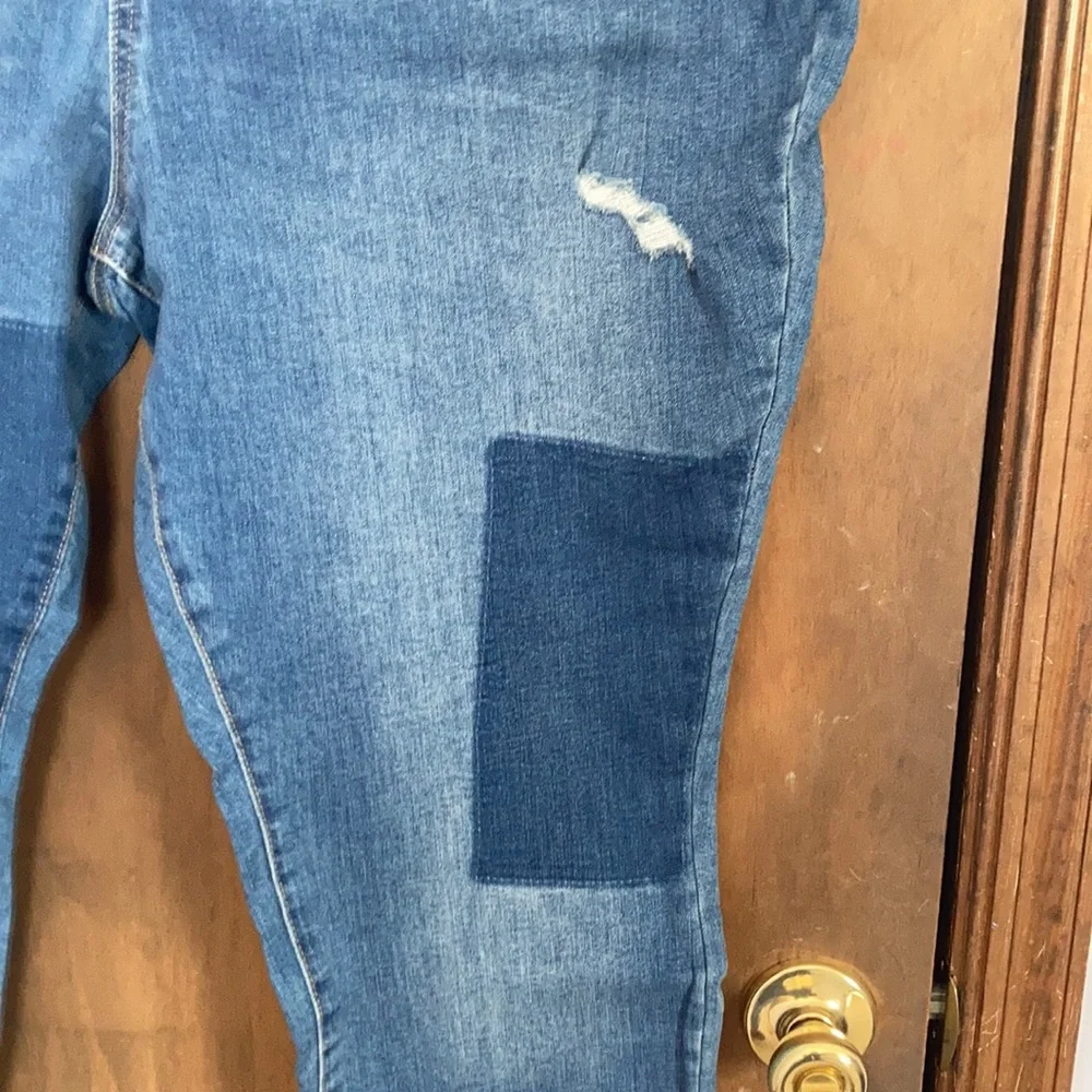 Sonoma jegging pull on with stretch faux patch print casual - Picture 6 of 17
